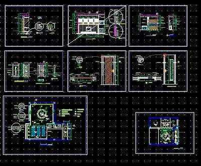 阳光花园室内装修设计图免费下载 - 建筑装修图 - 土木工程网